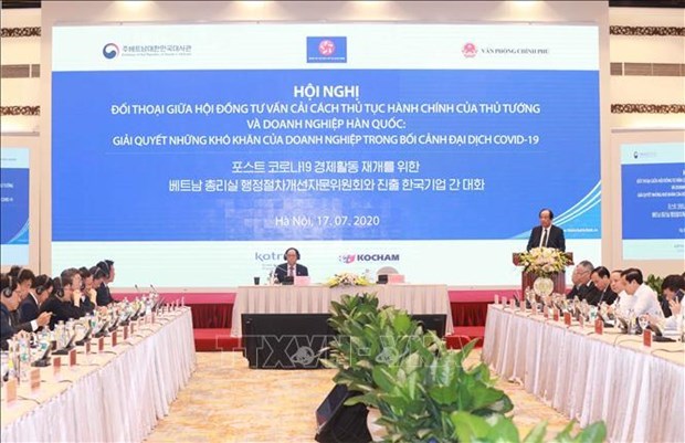 Вьетнам обещает сотрудничать с кореискими фирмами для преодоления трудностеи hinh anh 1