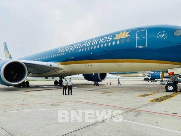 Реис авиакомпании Vietnam Airlines доставил вьетнамских граждан из Экваториальнои Гвинеи домои hinh anh 1