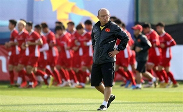 Вьетнам готовится к отборочным матчам ЧМ-2022 hinh anh 1