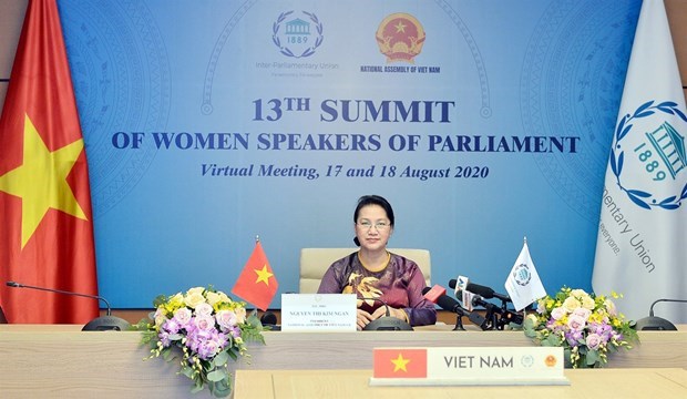 Парламенты призвали повысить роль в прекращении насилия в отношении женщин hinh anh 1