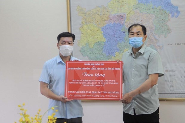 Вьетнамское информационное агентство помогает Хаизыонгу справиться с COVID-19 hinh anh 1