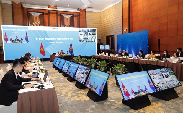 Министры провели совещание, чтобы поспособствовать подписанию RCEP к концу года hinh anh 1