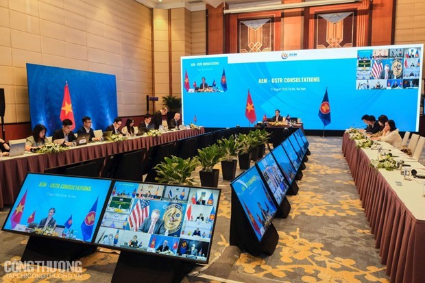 АСЕАН и США продолжают способствовать экономическому сотрудничеству hinh anh 1