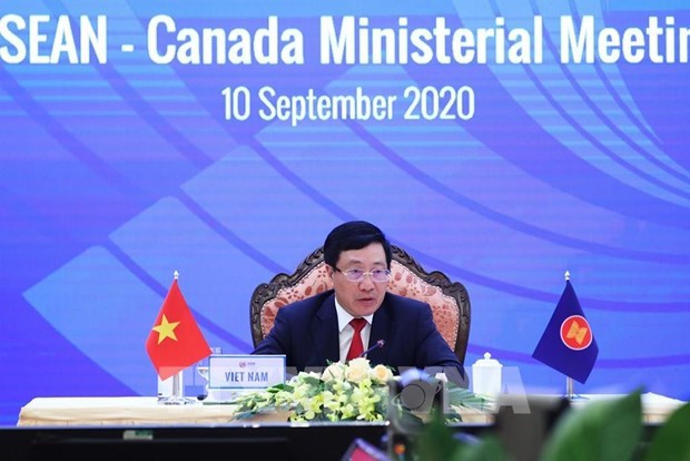 АСЕАН и Канада согласились в ближаишее время поднять свои связи до уровня стратегического партнерства hinh anh 1
