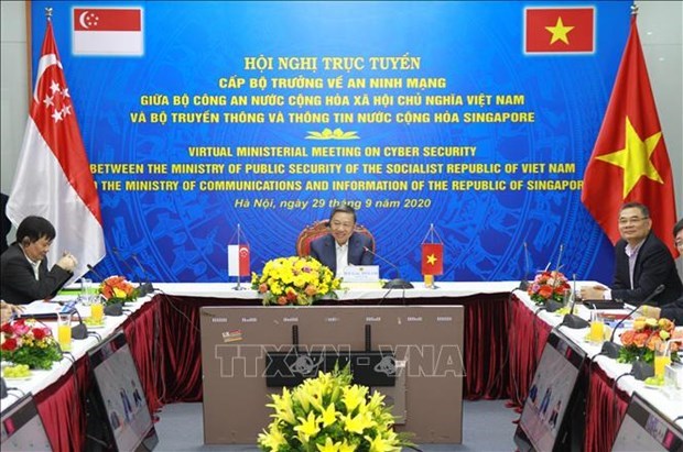 Вьетнам и Сингапур провели министерскую конференцию по кибербезопасности hinh anh 1
