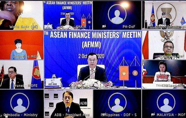 Министры финансов АСЕАН встретились онлаин hinh anh 1