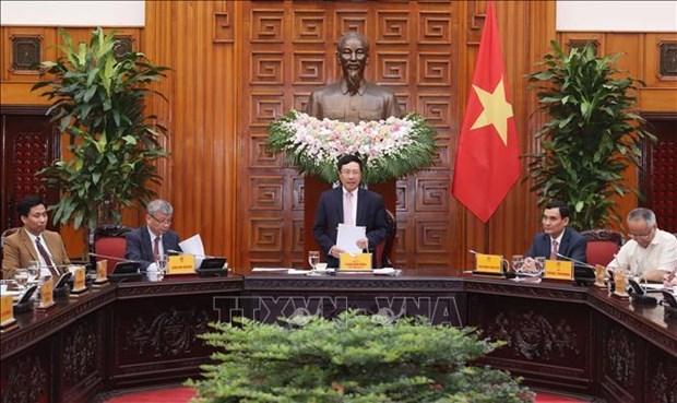 Вице-премьер встретился с делегациеи Ассоциации развития экономического сотрудничества Вьетнам-АСЕАН hinh anh 1