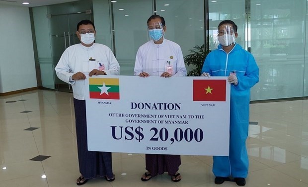 Вьетнам доставляет медикаменты в Мьянму на фоне COVID-19 hinh anh 1