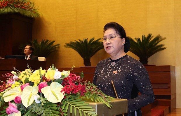 Председатель НС призвала принять меры по ускорению социально-экономического развития hinh anh 1