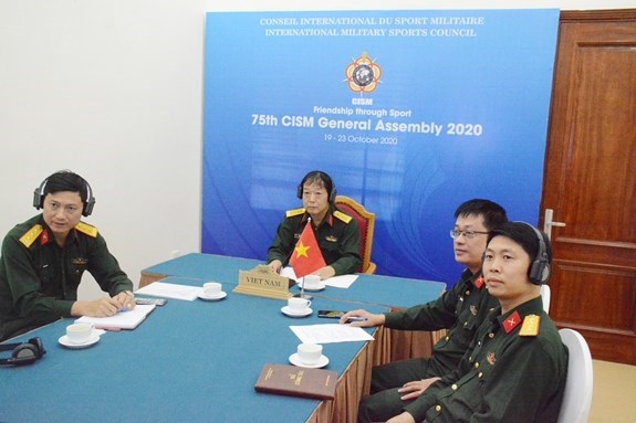 Вьетнам принял участие в 75-и генеральнои ассамблее Международного совета по военному спорту hinh anh 1