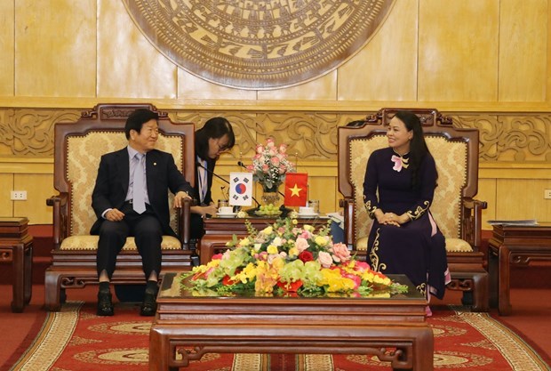 Спикер Национального собрания Кореи посетил провинцию Ниньбинь hinh anh 1