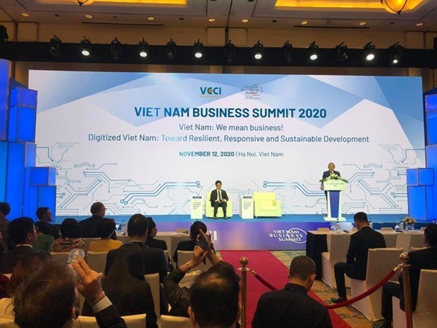 Состоялся Вьетнамскии бизнес-саммит 2020 hinh anh 1