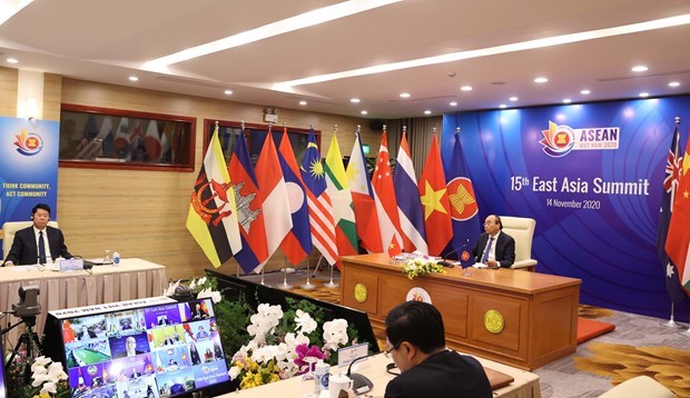 15-я конференция на высоком уровне Восточнои Азии: Вьетнам подчеркивает важность сохранения атмосферы мира и стабильности hinh anh 1