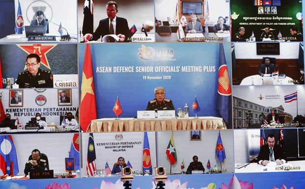 Высокопоставленные представители министерства обороны в АСЕАН и партнеры обсудили подготовку к ADMM + hinh anh 1