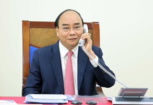 Премьер-министры Вьетнама и Голландии провели телефонные переговоры hinh anh 1