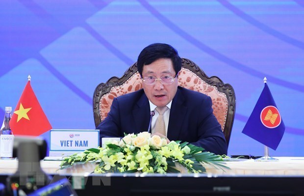 Вьетнам поддерживает повышение отношении между АСЕАН и ЕС до стратегического партнерства hinh anh 1