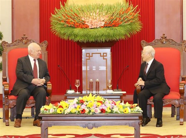 Президент Вьетнама принял уходящего посла России hinh anh 1