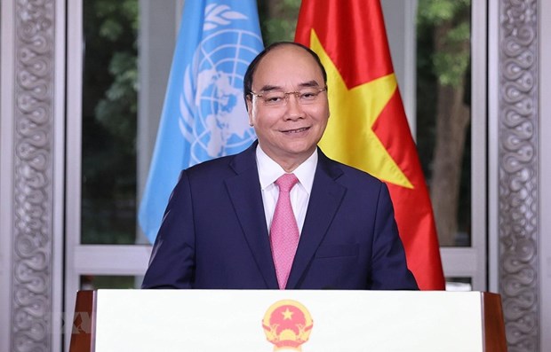 Выступление премьер-министра на специальнои сессии Генеральнои Ассамблеи ООН по COVID-19 hinh anh 1