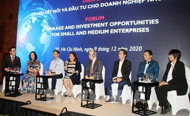 Форум в Хошимине освещает связи и инвестиционные возможности для МСП hinh anh 1