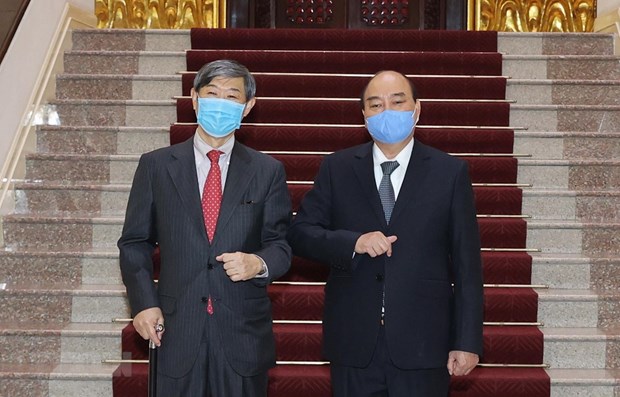 Премьер-министр Нгуен Суан Фук принял президента JICA Китаоку Шиничи hinh anh 1