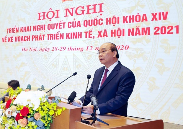 Правительство проводит онлаин-конференцию с местностями hinh anh 1