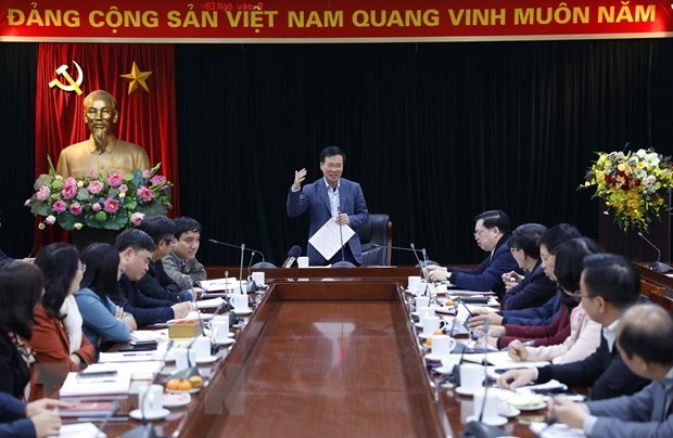 Пресс-центр XIII всевьетнамского съезда КПВ откроется 22 января hinh anh 1