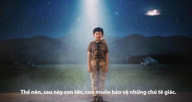 Трогательная реклама, направленная на сокращение потребления рогов носорога, запущена во Вьетнаме hinh anh 1