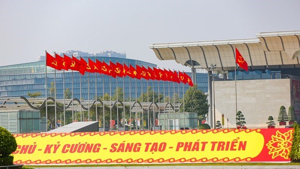 Ханои готовится к XIII всевьетнамскому съезду КПВ hinh anh 1