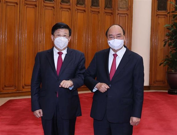 Премьер-министр Нгуен Суан Фук принял министра общественнои безопасности Китая hinh anh 1