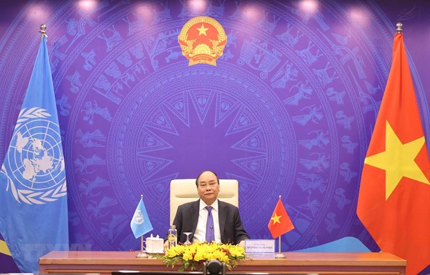 Премьер-министр Нгуен Суан Фук присутствовал и выступил с речью на открытых дебатах Совета Безопасности ООН hinh anh 1