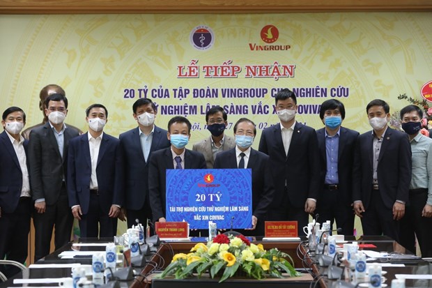 20 миллиардов спонсорских донгов на финансирование клинических испытании вакцины COVID-19 «Сделано во Вьетнаме» hinh anh 1