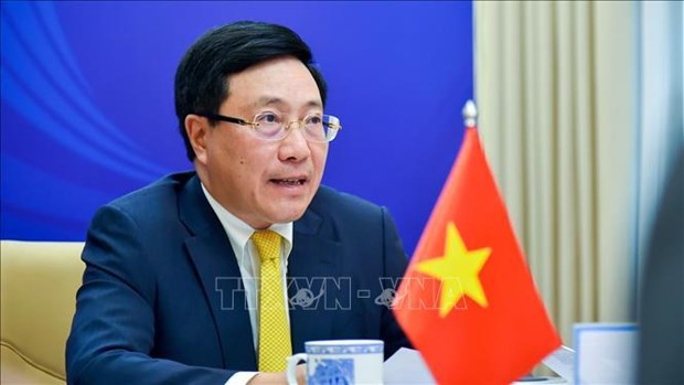 Неофициальная встреча министров иностранных дел стран АСЕАН: Вьетнам сотрудничает с другими странами в борьбе с эпидемиеи hinh anh 1
