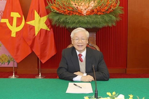 Поздравительные письма, телеграммы Генеральному секретарю ЦК КПВ, президенту Вьетнама Нгуен Фу Чонгу hinh anh 1