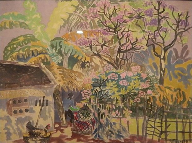 Японскии коллекционер подарил Данангу 238 картин известных вьетнамских художников hinh anh 1