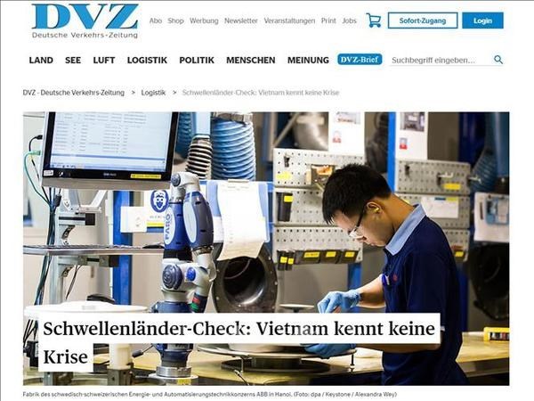 Немецкая газета освещает перспективы вьетнамского рынка hinh anh 1