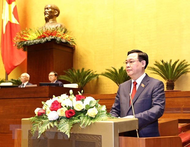 Руководители законодательных органов стран направили поздравления председателю Национального собрания Вьетнама Выонг Динь Хюэ hinh anh 1