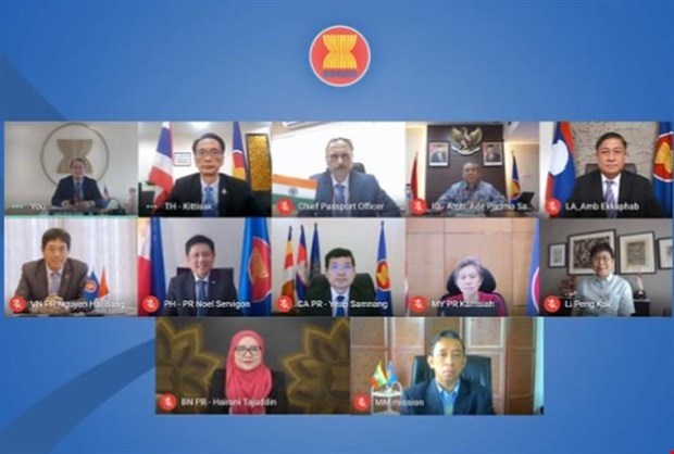 Совместныи комитет сотрудничества АСЕАН и Индии провел 21-е заседание hinh anh 1