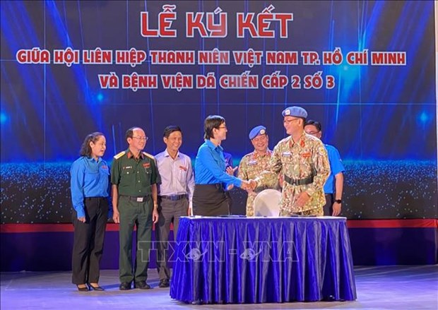 Вьетнамские «голубые береты» в миротворческои миссии hinh anh 2