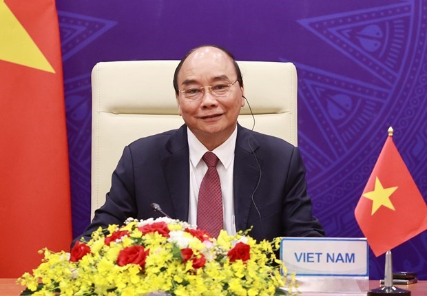 Президент Вьетнама принял участие в церемонии открытия Саммита лидеров по климату hinh anh 1