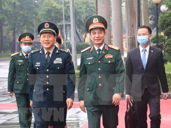 Министры обороны Вьетнама и Китая провели переговоры в Ханое hinh anh 1