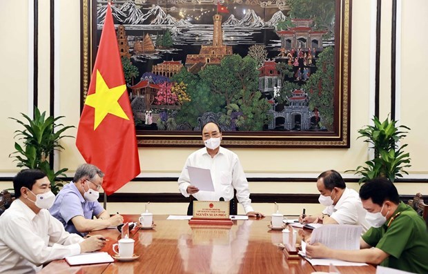 Президент Вьетнама Нгуен Суан Фук провел совещание по оценке выполнения Закона об амнистии 2018 г. hinh anh 1