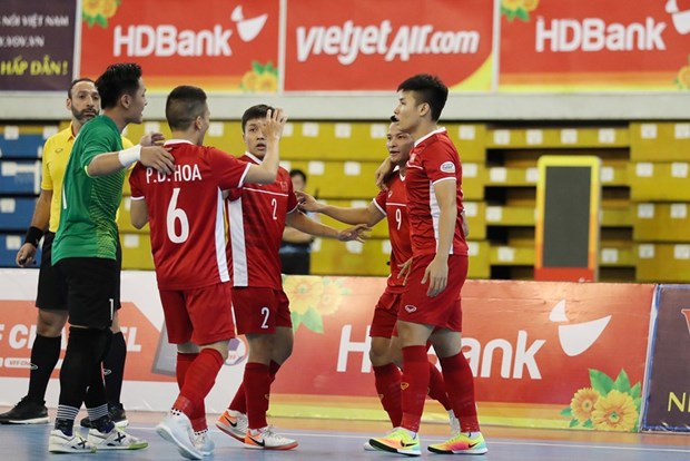Вьетнам приближается к финалу чемпионата мира по футзалу hinh anh 1