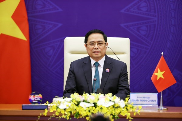 Выступление премьер-министра Вьетнама на саммите по зеленому росту и глобальным целям до 2030 г. hinh anh 1