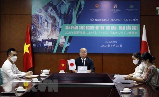 Конференция связывает вьетнамские и японские фирмы из вспомогательных отраслеи hinh anh 1