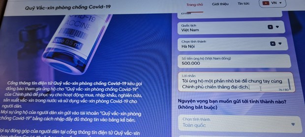 Фонд вакцины против COVID-19 призван помочь Вьетнаму скоро вернуться к нормальнои жизни hinh anh 3