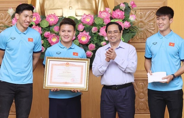 Премьер-министр: спортивные достижения демонстрируют волю вьетнамского народа hinh anh 1