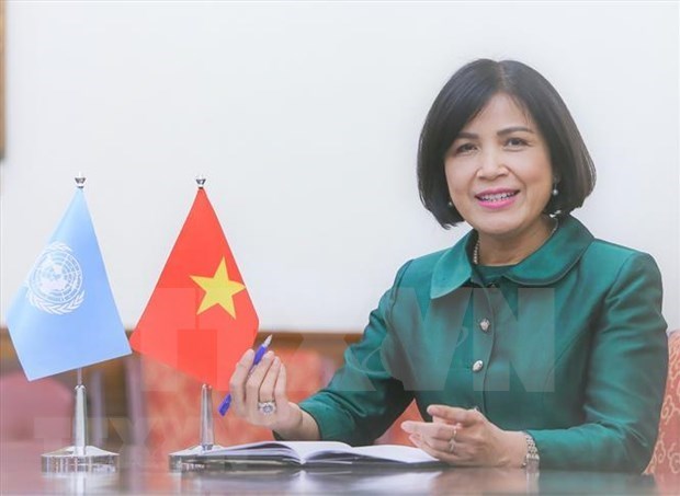 СПЧ ООН принял предложенную Вьетнамом резолюцию по изменению климата и правам человека hinh anh 2