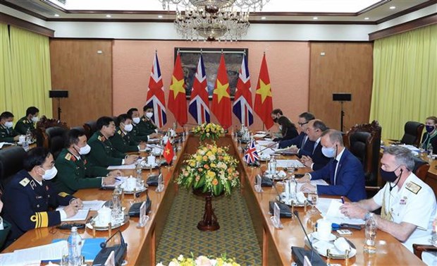 Министр обороны Великобритании и Севернои Ирландии прибыл с официальным визитом во Вьетнам hinh anh 1