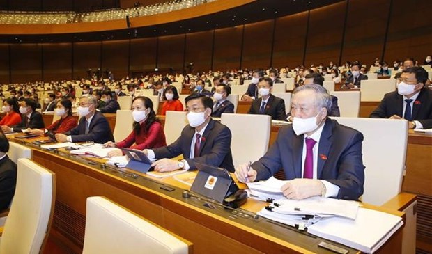 Первая сессия 15-го Национального собрания: сохранение без изменении организационнои структуры правительства hinh anh 1