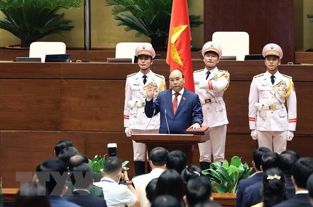 Поздравительные телеграммы новоизбранных вьетнамских руководителеи hinh anh 1